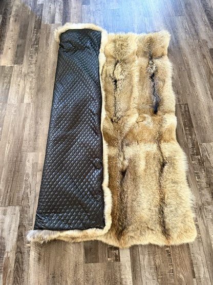 Coyote Fur Blanket 50 x 60