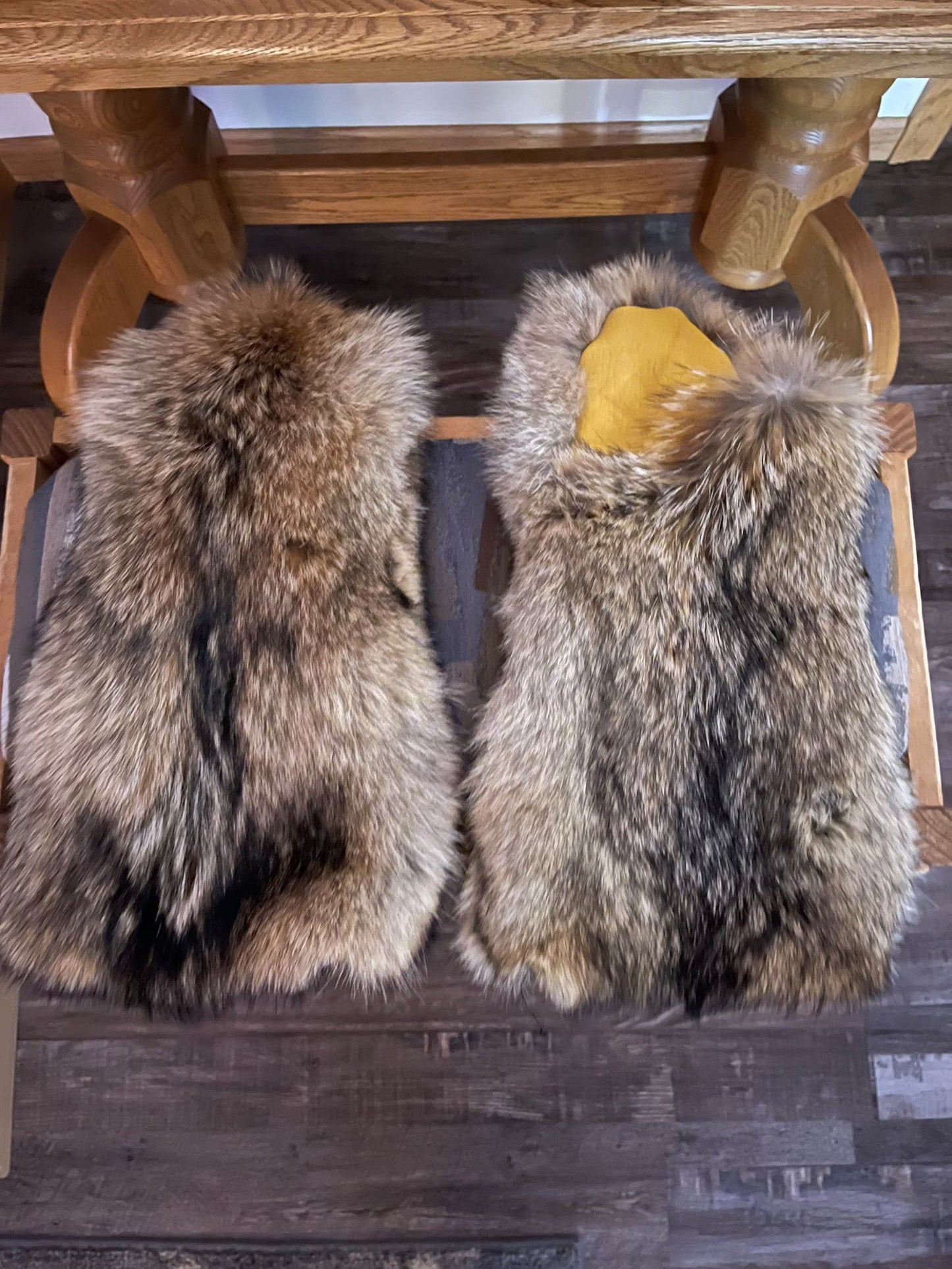 Coyote Fur Mittens