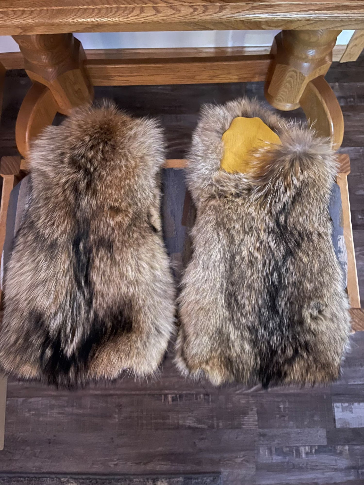 Coyote Fur Mittens