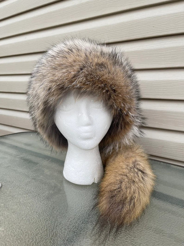 Coyote Davy Crockett Hat
