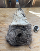 Hand-Stitched Raccoon Fur Possibles Bag – Sinew Sewn, Black Felt Lined